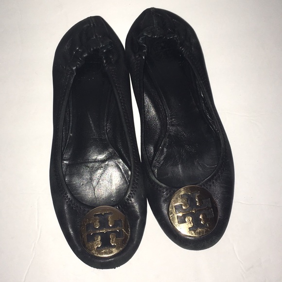 Tory Burch black flats size 8 Good condition. - Picture 4 of 12